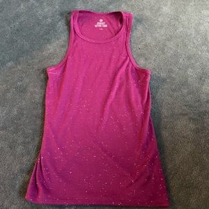 Small purple girls active wear tank